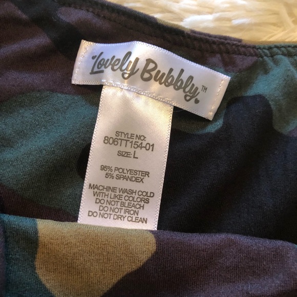 3/30 NWT army camo tank top size large - Picture 6 of 7